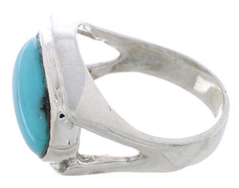 Sterling Silver Turquoise Southwest Jewelry Ring Size 5-1/4 TX39778